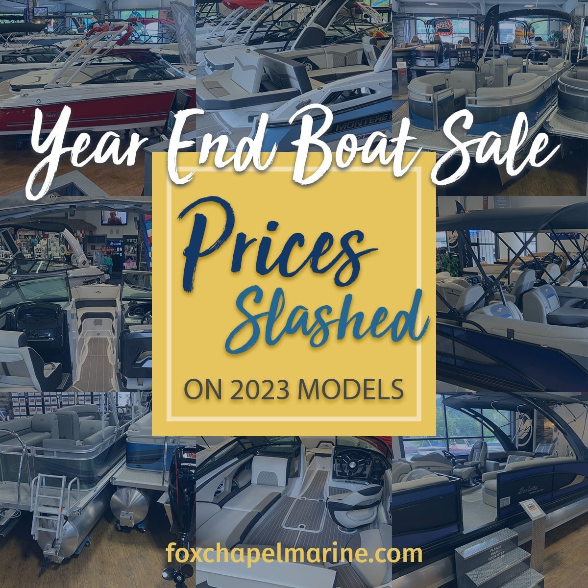 Year End Boat Sale at Fox Chapel Marine