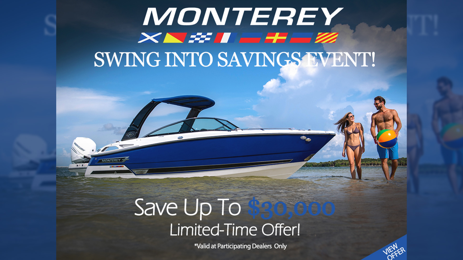 Monterey Boats Swing Into Savings Event
